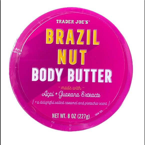 seasonal Trader Joe’s Brazil Nut Body Butter 8oz Açaí & Guarana Extracts - Picture 2 of 5